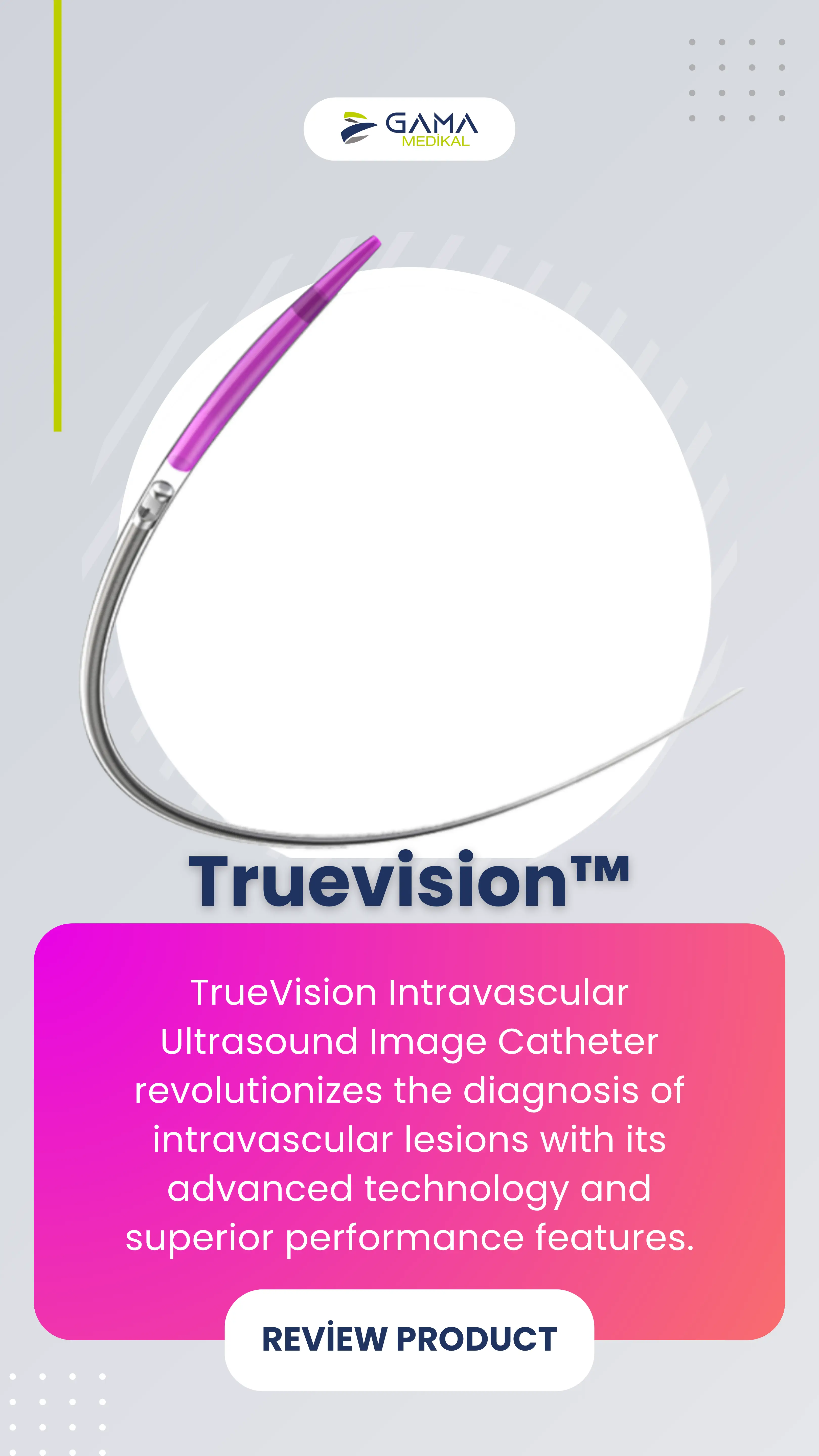 TrueVision Intravaskuler Ultrasound Görüntüleme Kateteri